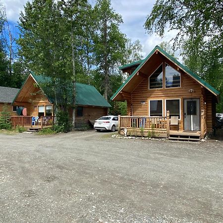Talkeetna Log Cabin With Hot Tub Unit 2 エクステリア 写真