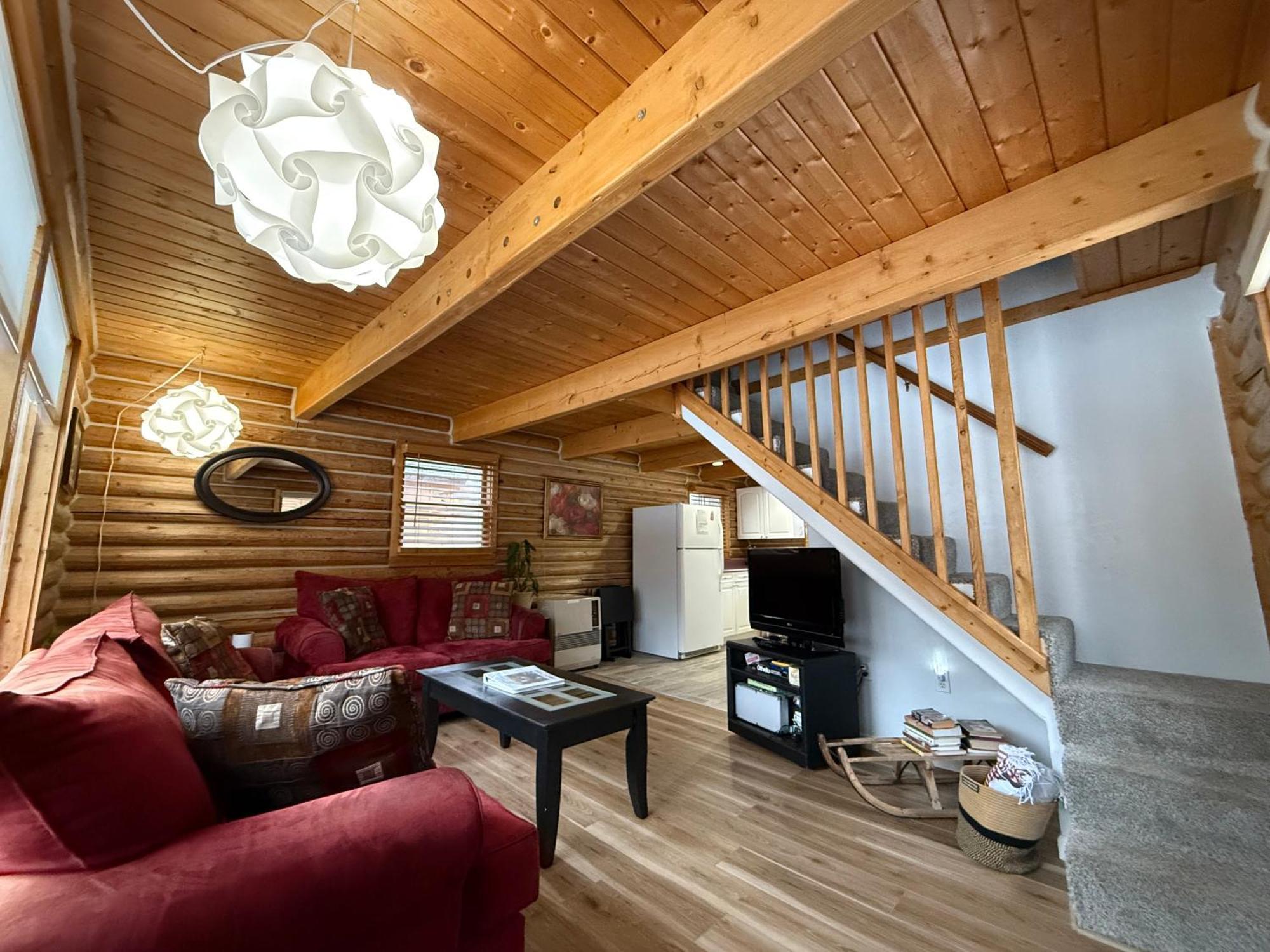 Talkeetna Log Cabin With Hot Tub Unit 2 エクステリア 写真