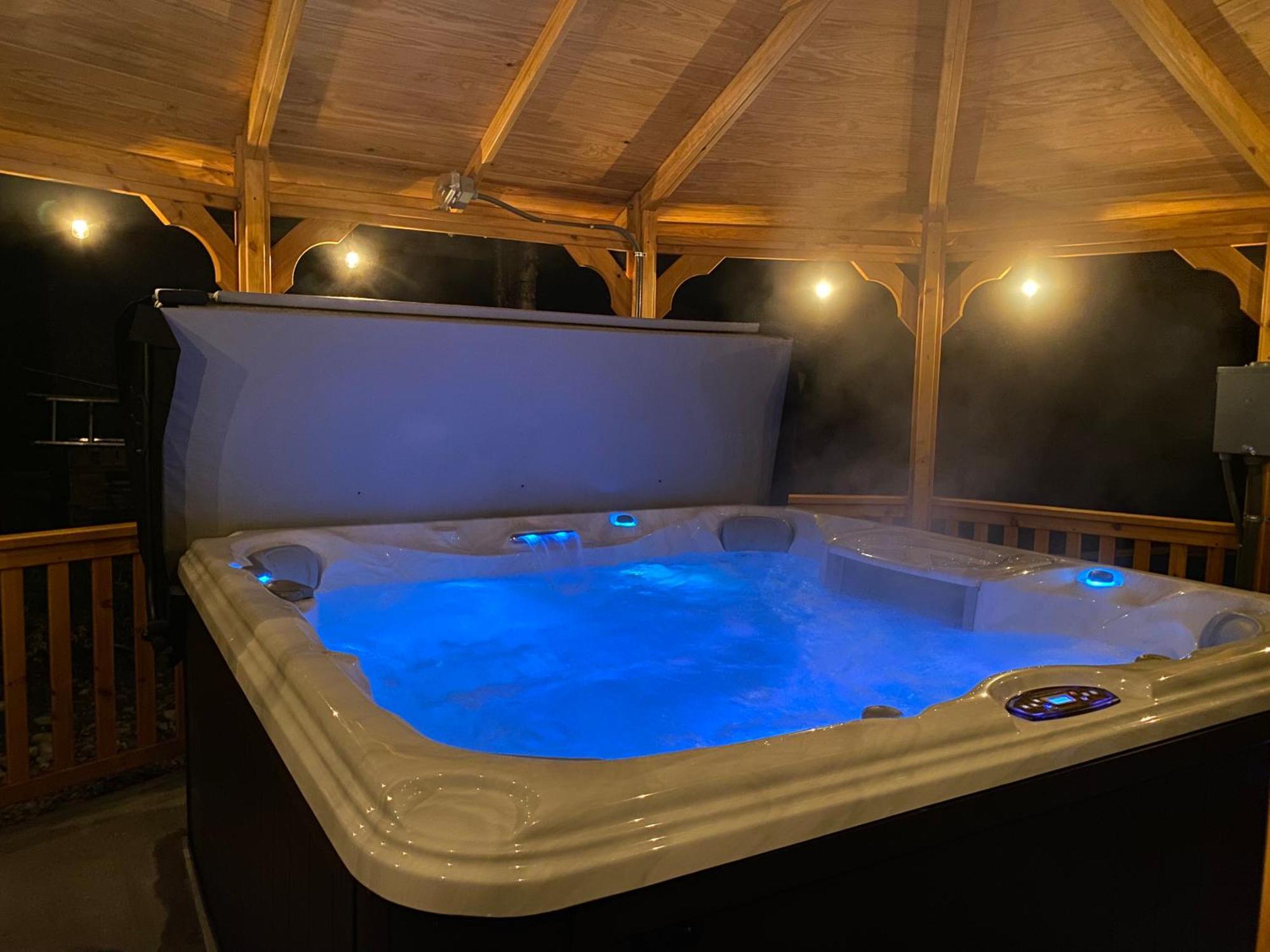 Talkeetna Log Cabin With Hot Tub Unit 2 エクステリア 写真