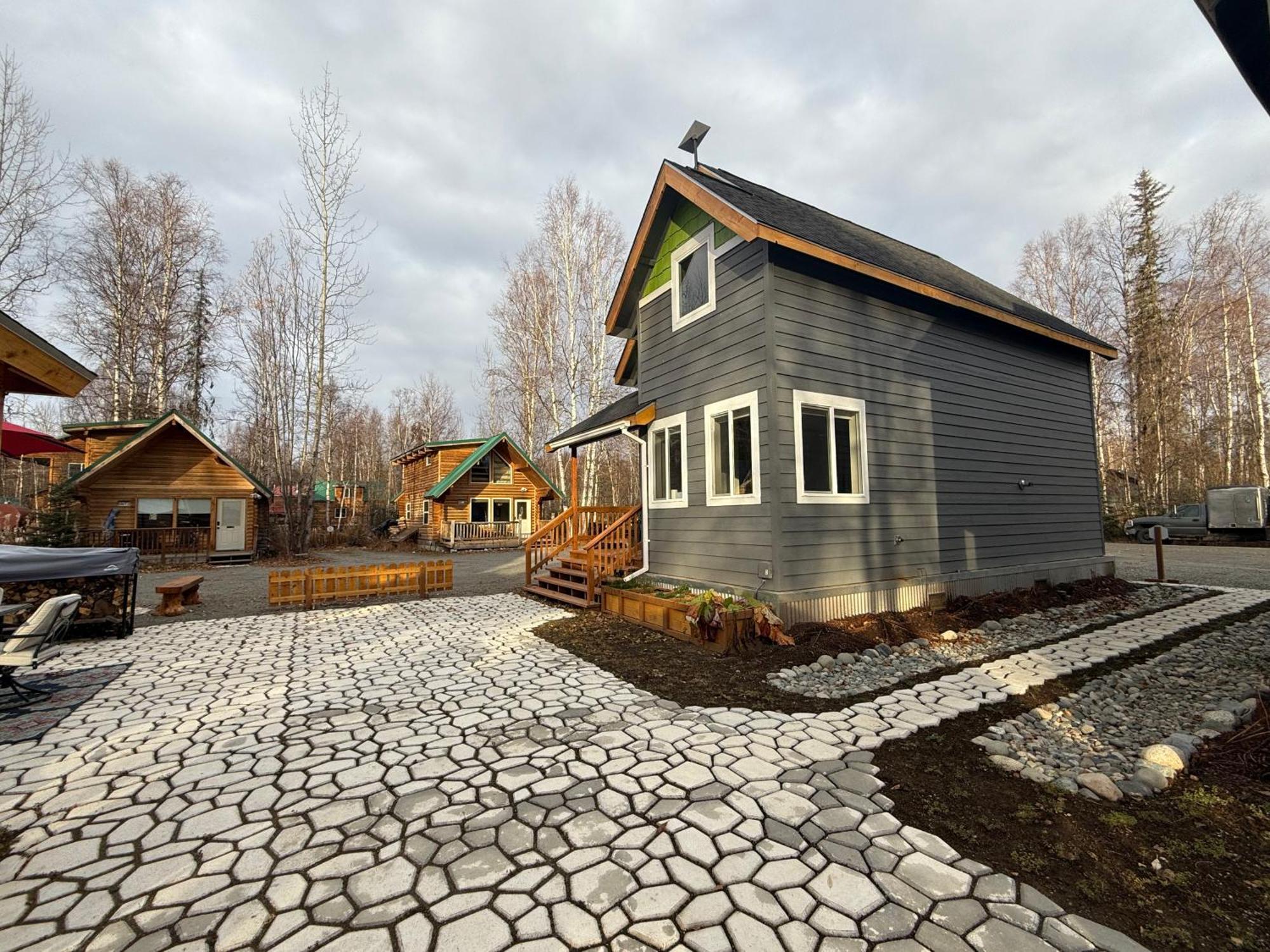 Talkeetna Log Cabin With Hot Tub Unit 2 エクステリア 写真