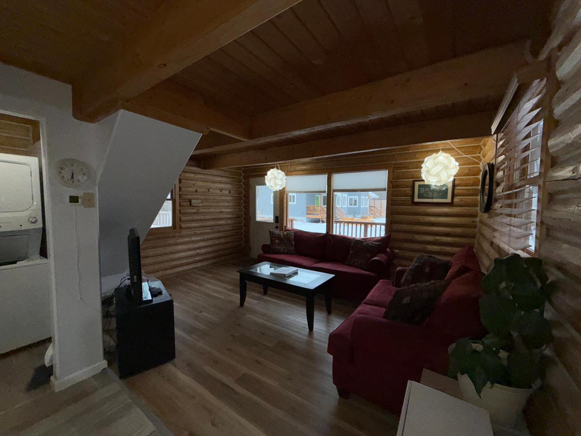 Talkeetna Log Cabin With Hot Tub Unit 2 エクステリア 写真